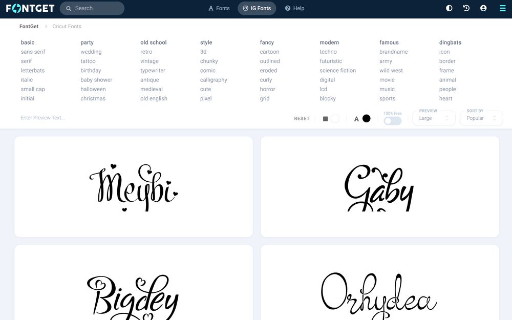 get fonts online