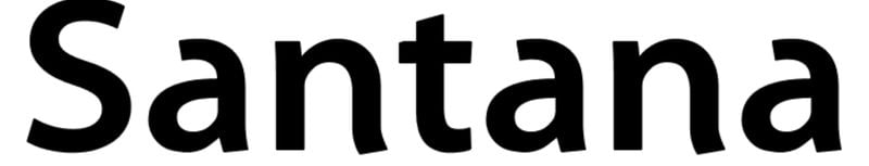 santana font