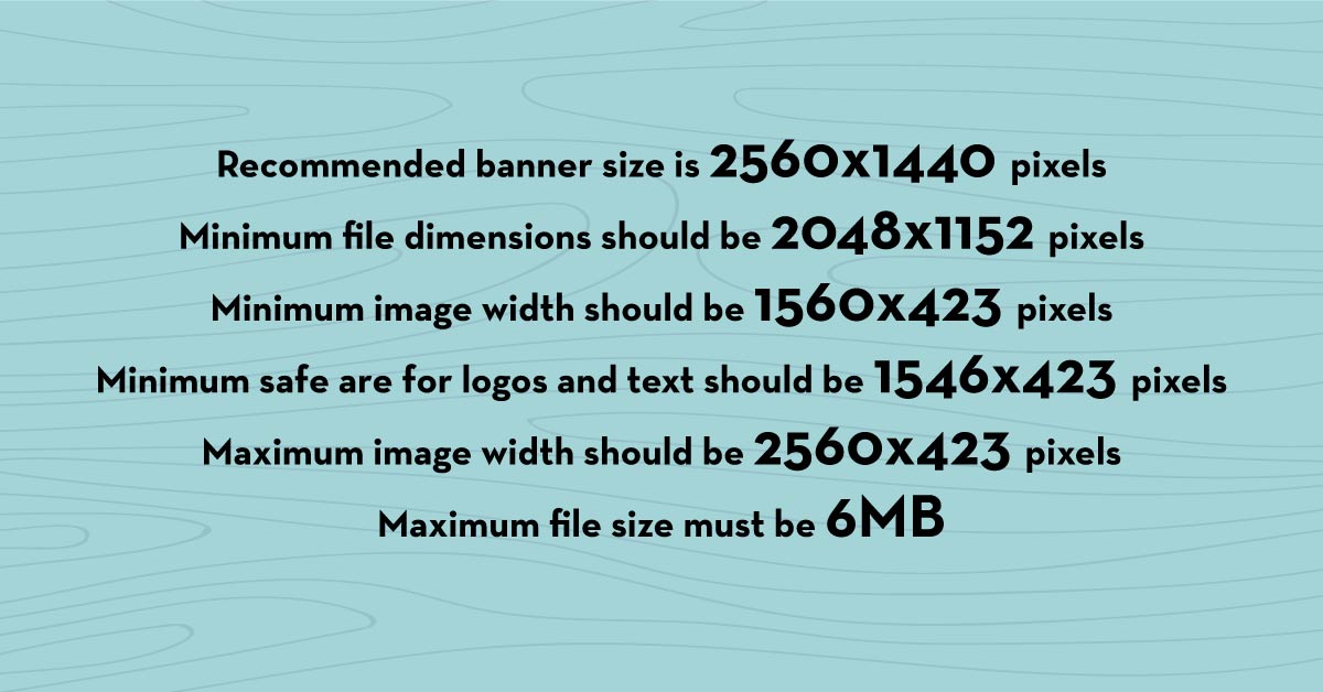 youtube banner size