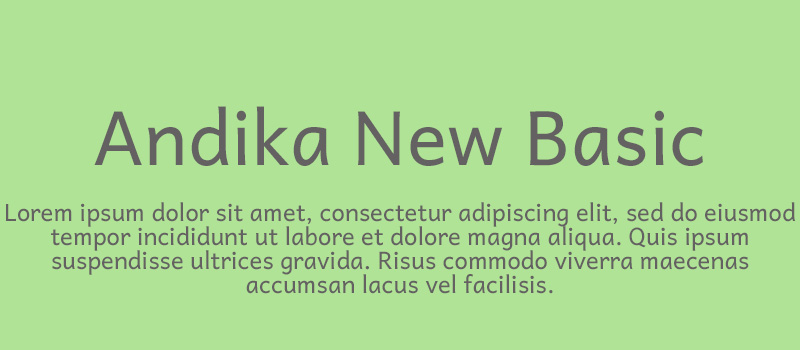 fonts for online example
