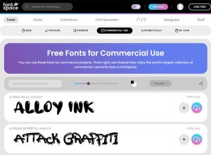 Free Fonts for Commercial Use (Quick Download) - Unlimited Graphic ...