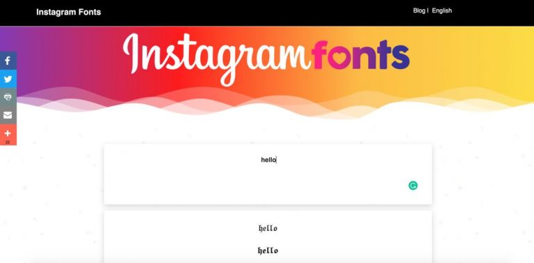 copy and paste fonts instagram