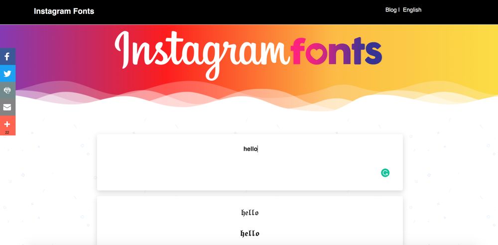 Fonts for Instagram: Top Font Generators You Can Copy and Paste ...