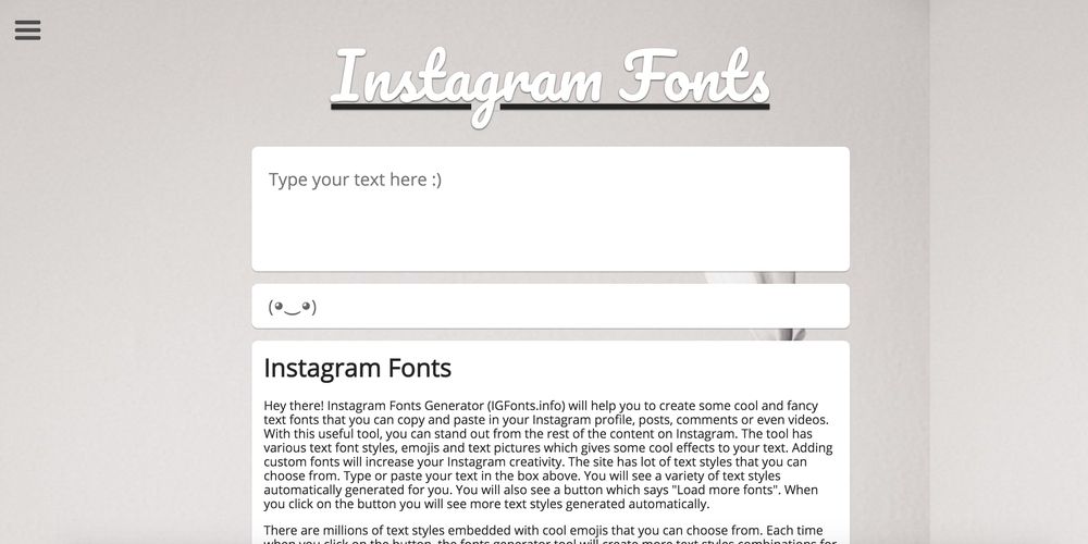 instagram text generator