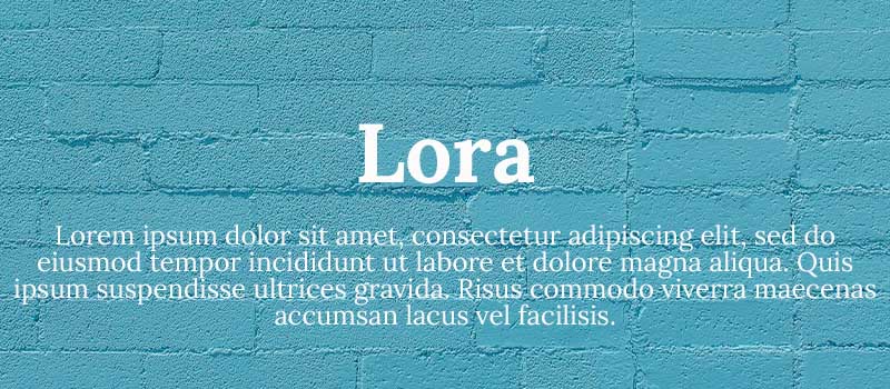 fonts for online example