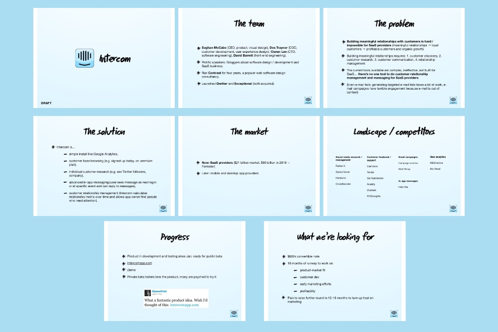 investor pitch deck example