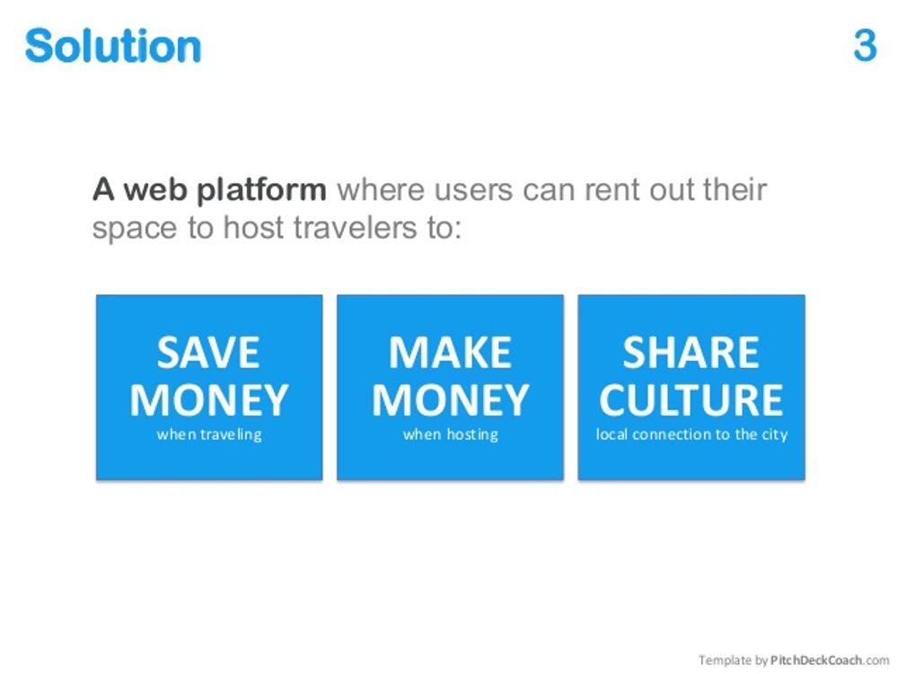 investor deck sample