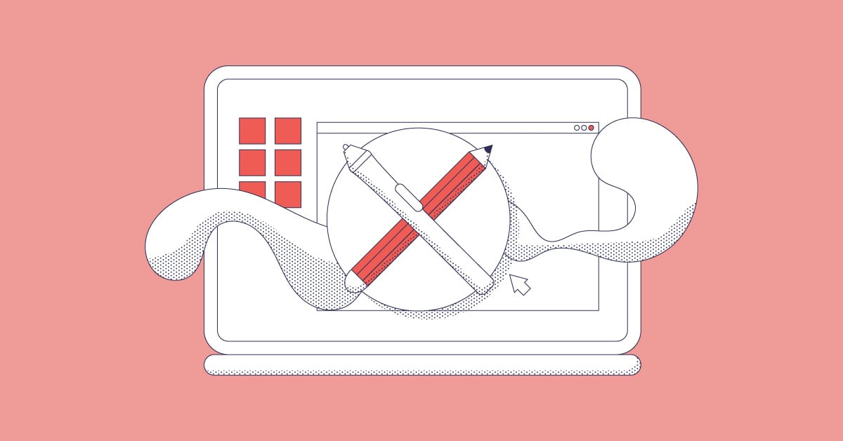 computer screen illustration
