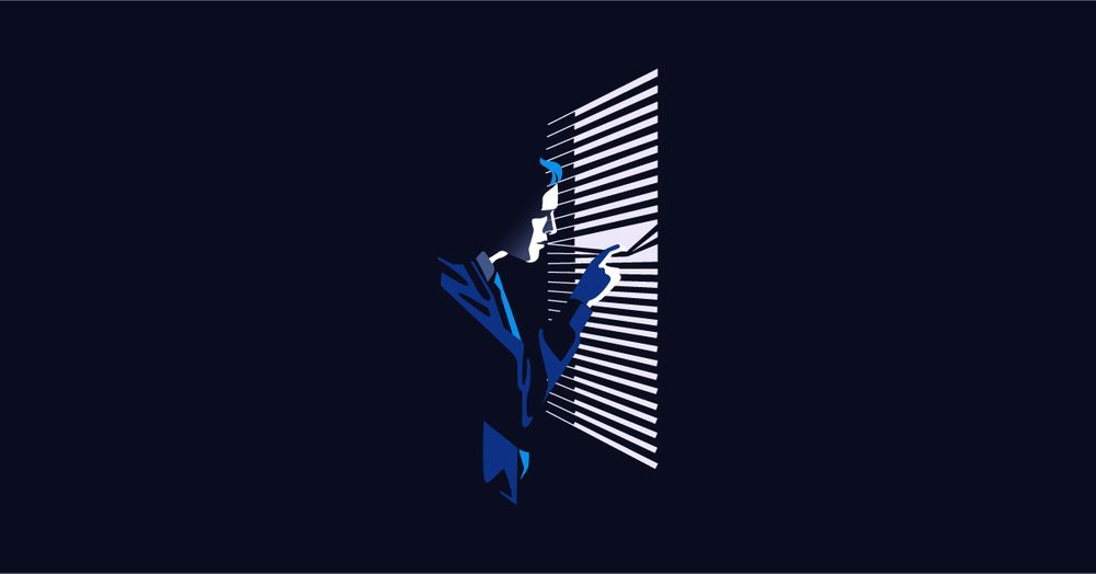 illustration of designer wondering