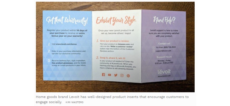 Design Packaging Inserts to Increase Brand Loyalty - Unlimited