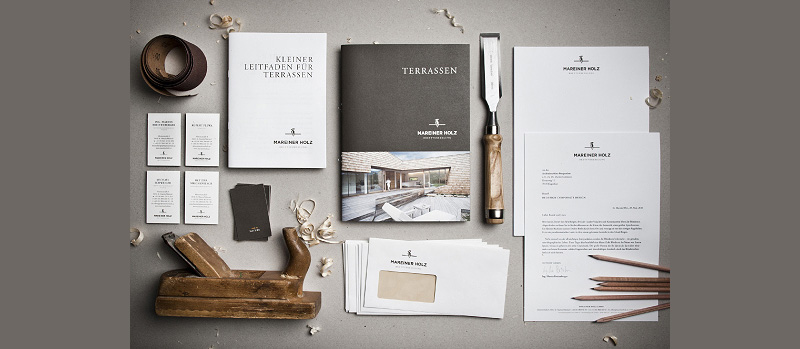 neutral toned branding package example