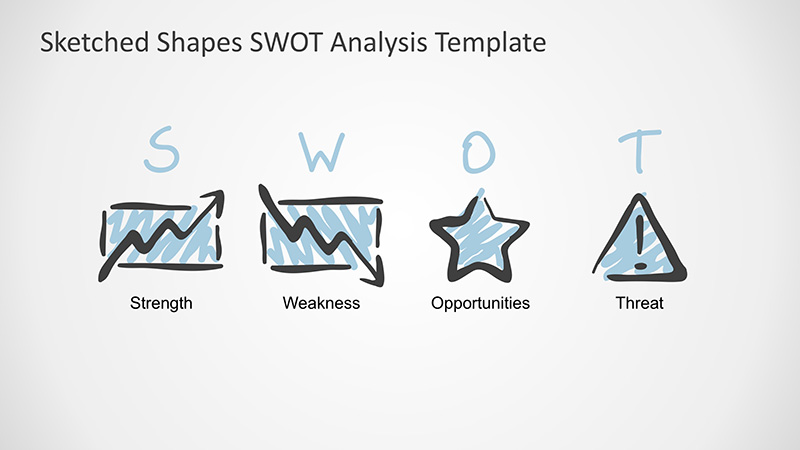 Sketched presentation design example from SlideModel