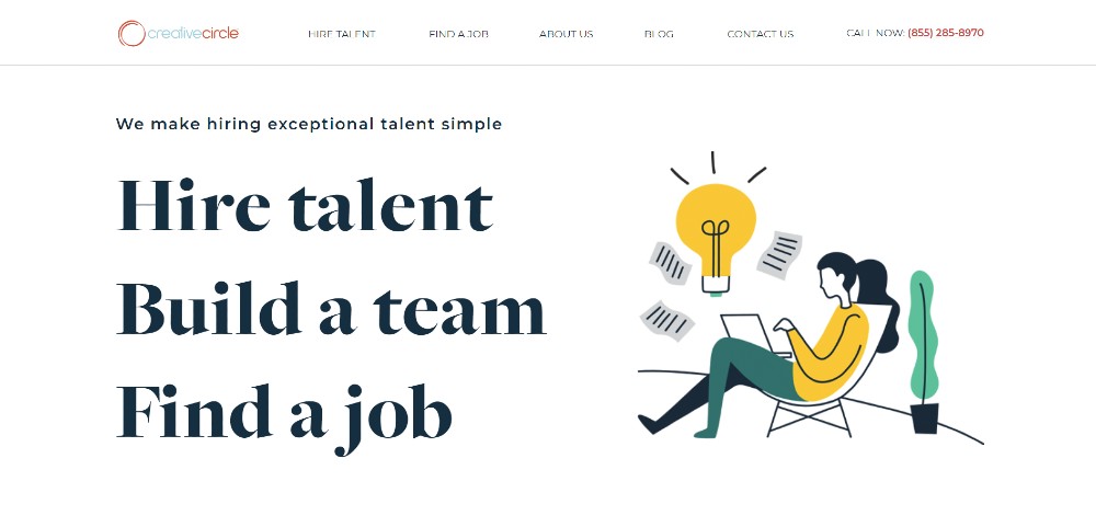 marketplace to hire online creatives