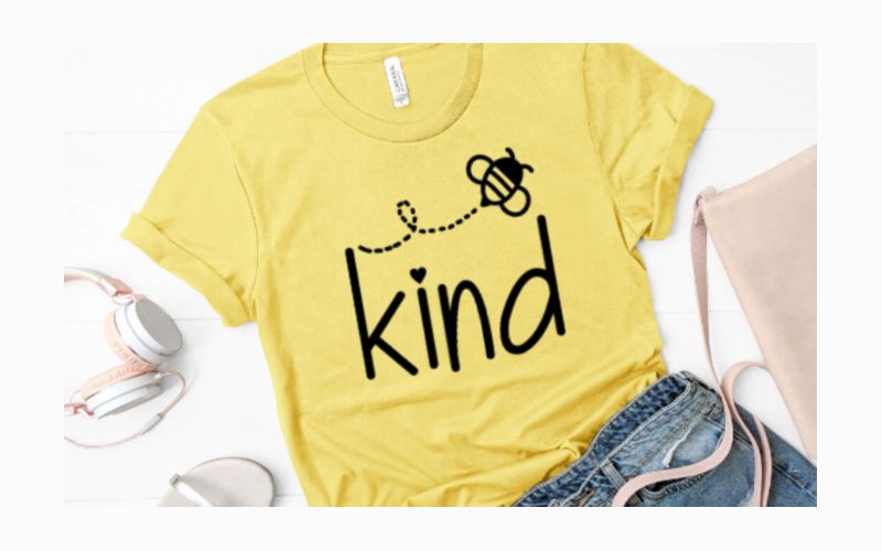 bee kind cricut shirt idea