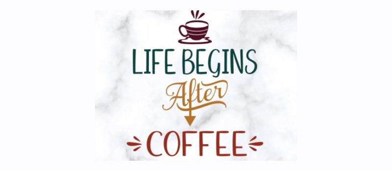 life begins after coffee cricut shirt idea