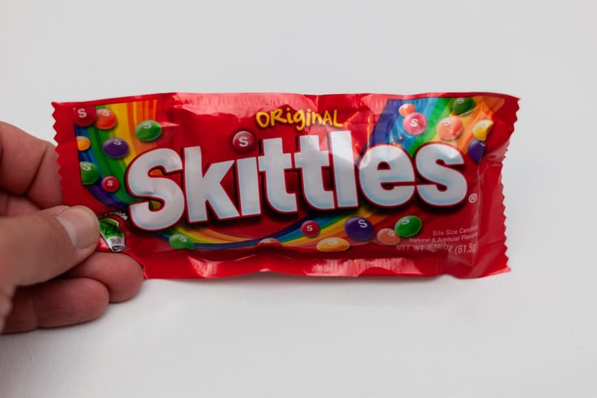 skittles product packaging
