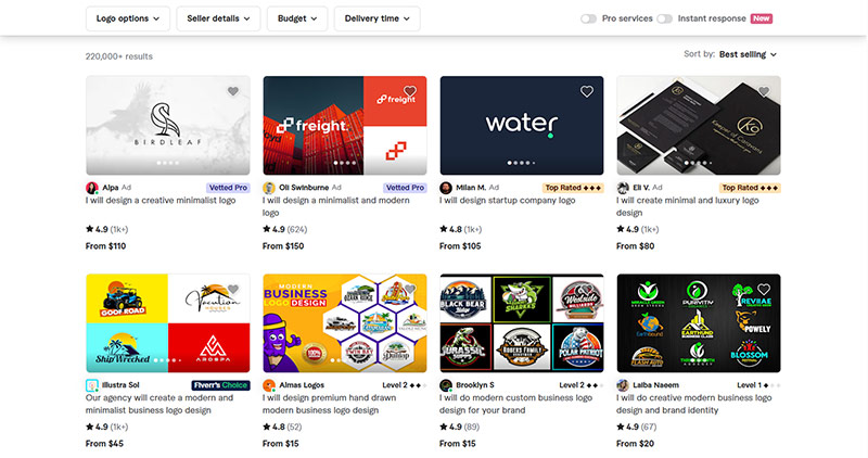 Penji vs. Fiverr graphic design services