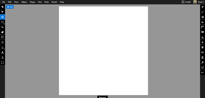 online vector editor example