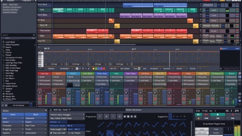 Tracktion Waveform Free DAWs