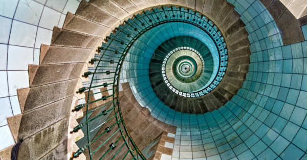 A spiral staircase.
what happened to buzzfeed