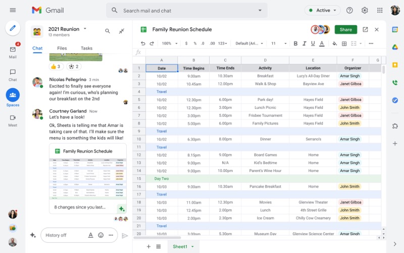 Gmail UI
