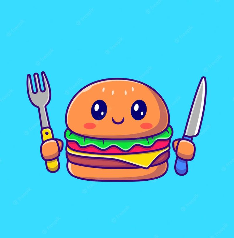 burger logo example