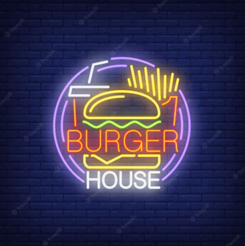 burger logo example