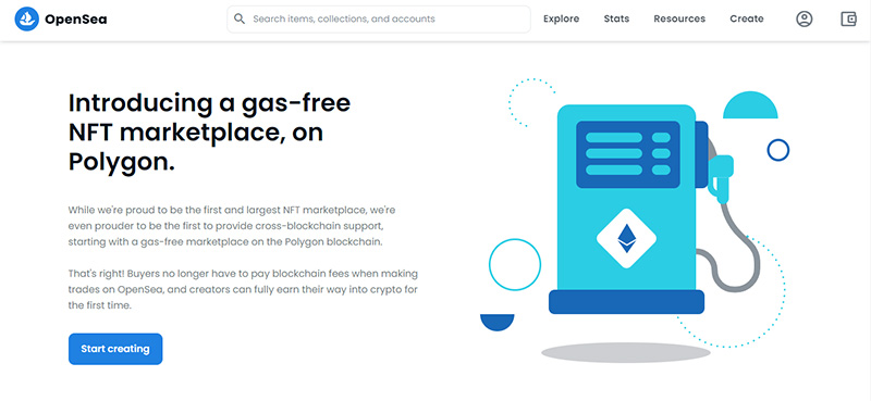 OpenSea: OpenSea is the world's leading peer-to-peer marketplace for NFTs