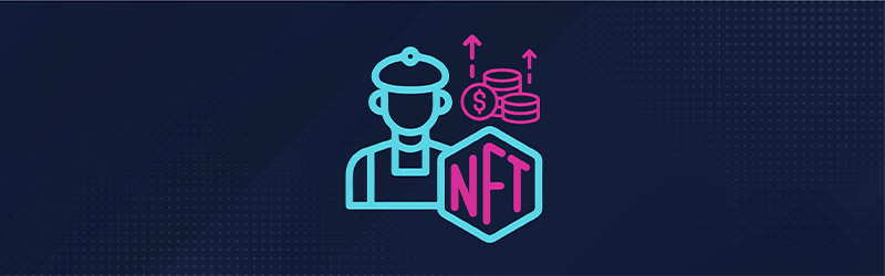 illustration of nft