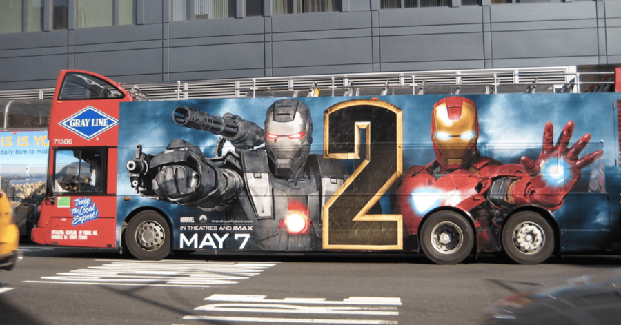 iron man 2 bus