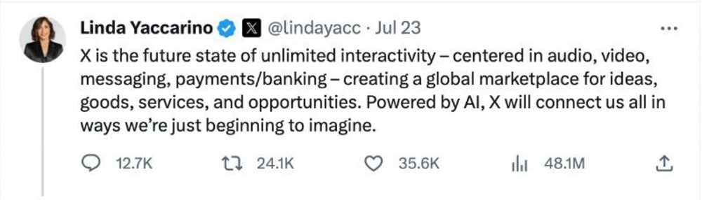 Elon Musk tweet