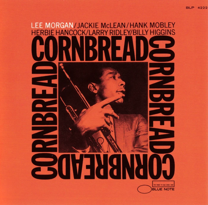 reid miles, blue note typography Lee Morgan, Cornbread, Blue note typography