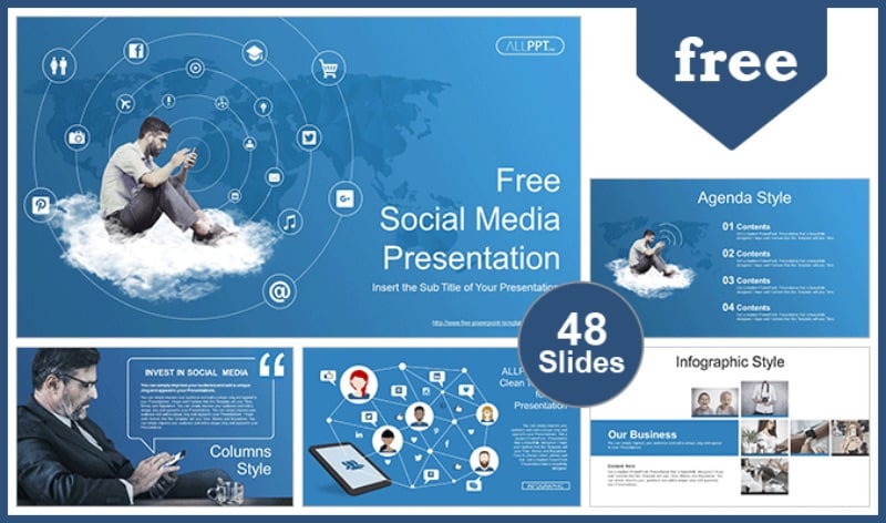 Social media presentation slides