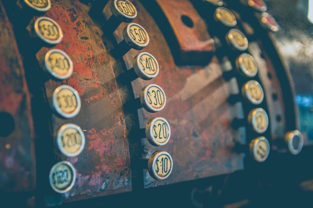 vintage cash register