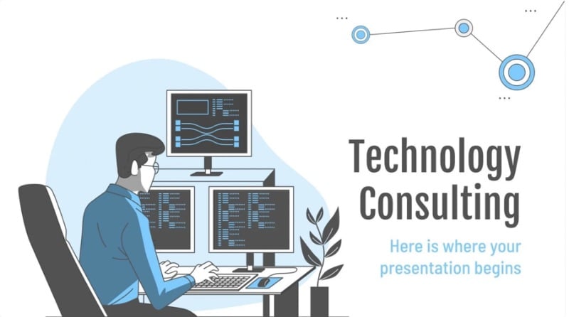 Technology consulting PowerPoint design