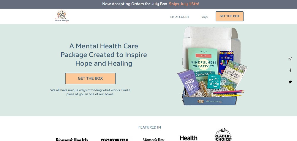 self-care subscription box example