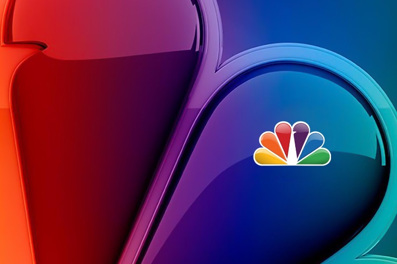 The modern NBC peacock logo, designed by Chermayeff & Geismar & Haviv