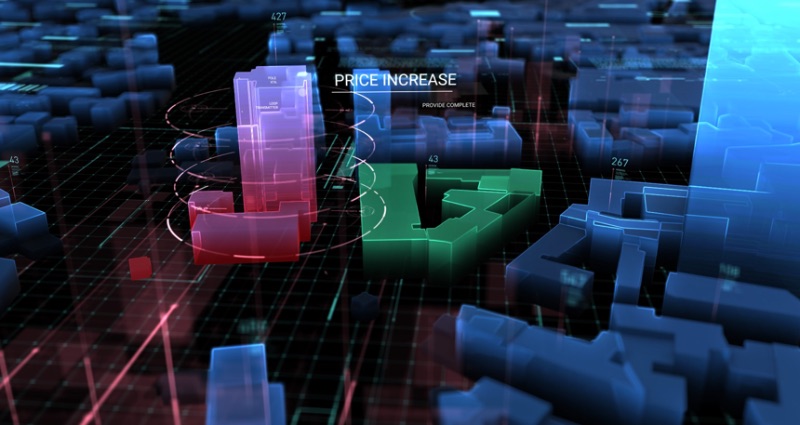 3D graphics for Geospin data visualization video produced by Creative Mules