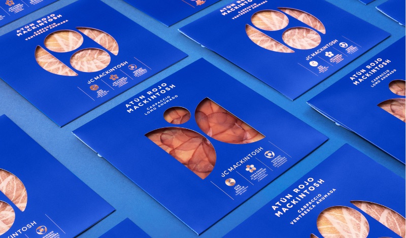 Packaging designs for JC Mackintosh tuna created by Mucho