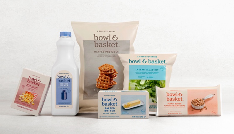 Bowl & Basket packaging by Pearlfisher graphic design firm