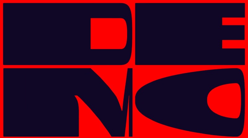 Screenshot of motion graphic typeface designed by Studio Dumbar for Design in Motion Festival