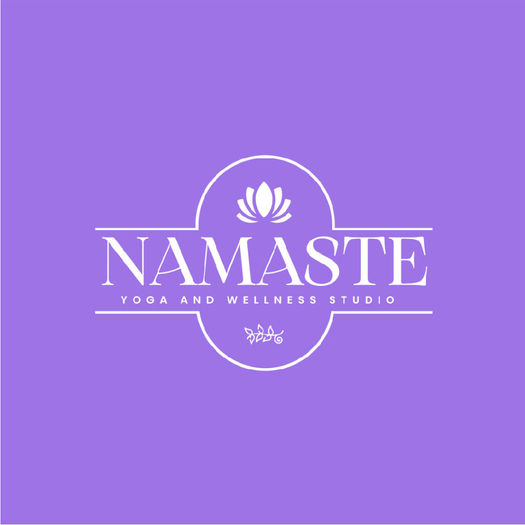 yoga studio oval logo 