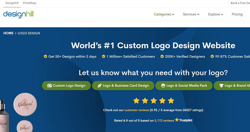 logo creator by designhill