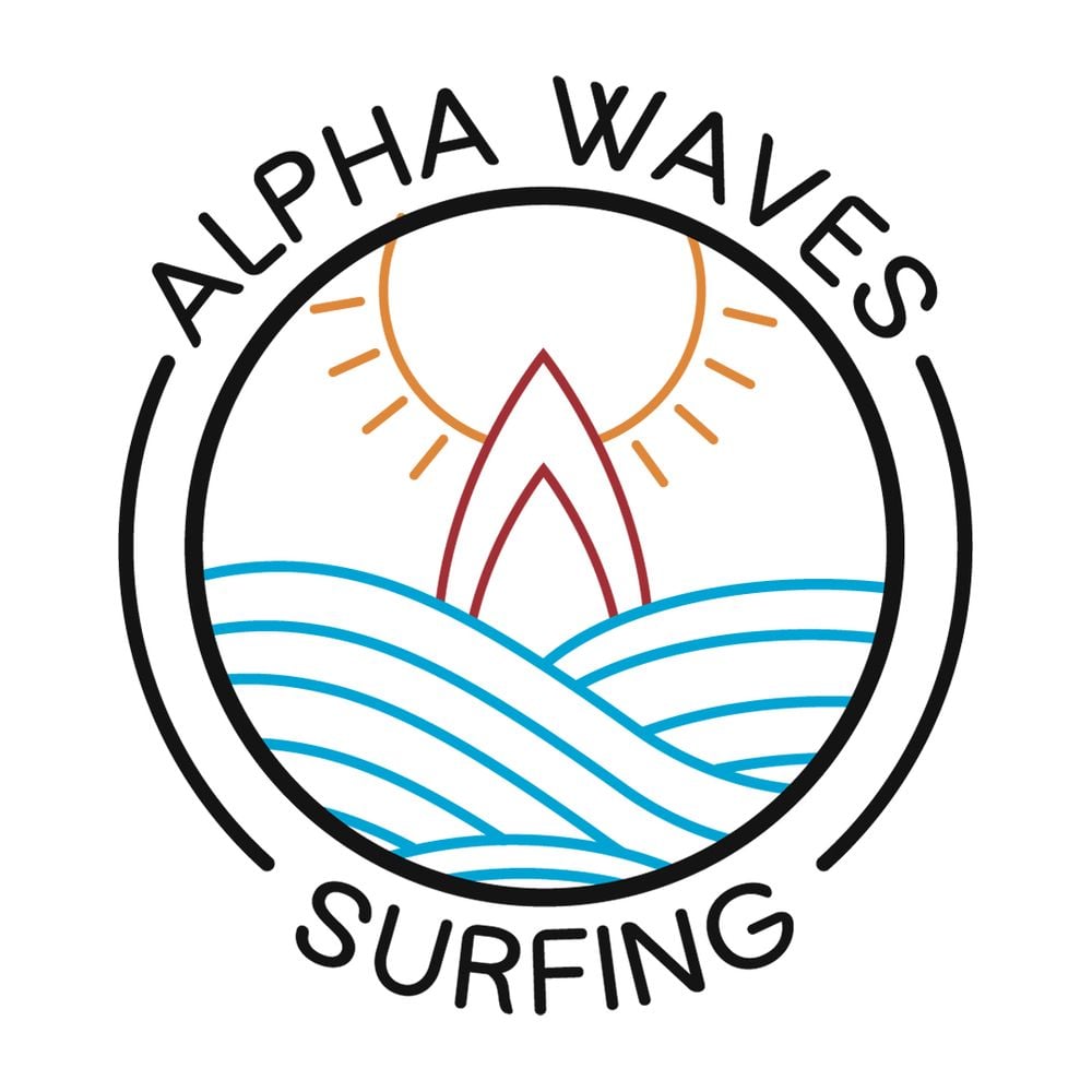 Surfer Wave Logo