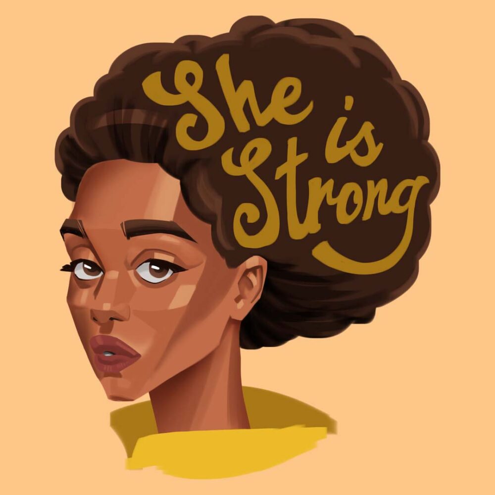Illustration – She is Strong