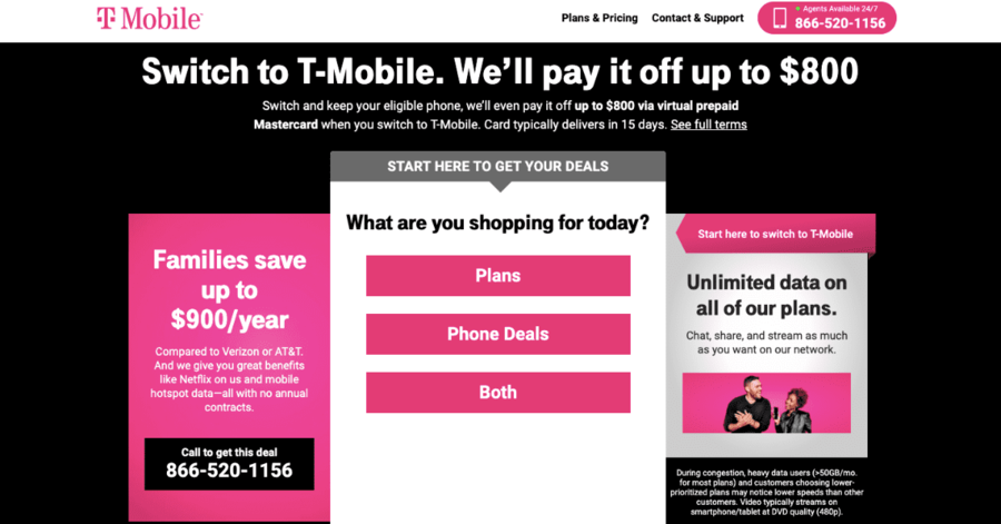 tmobile homepage