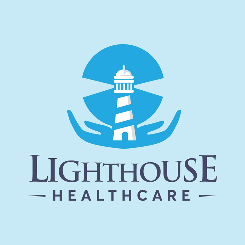 blue healthcare logo example