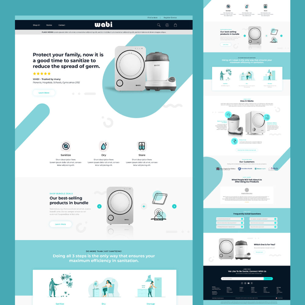 Wabi web design