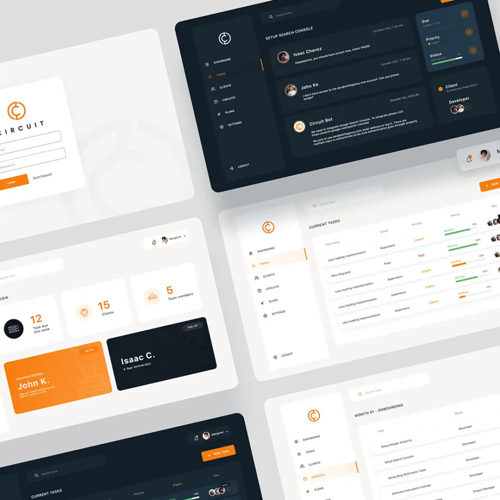 Circuit web design