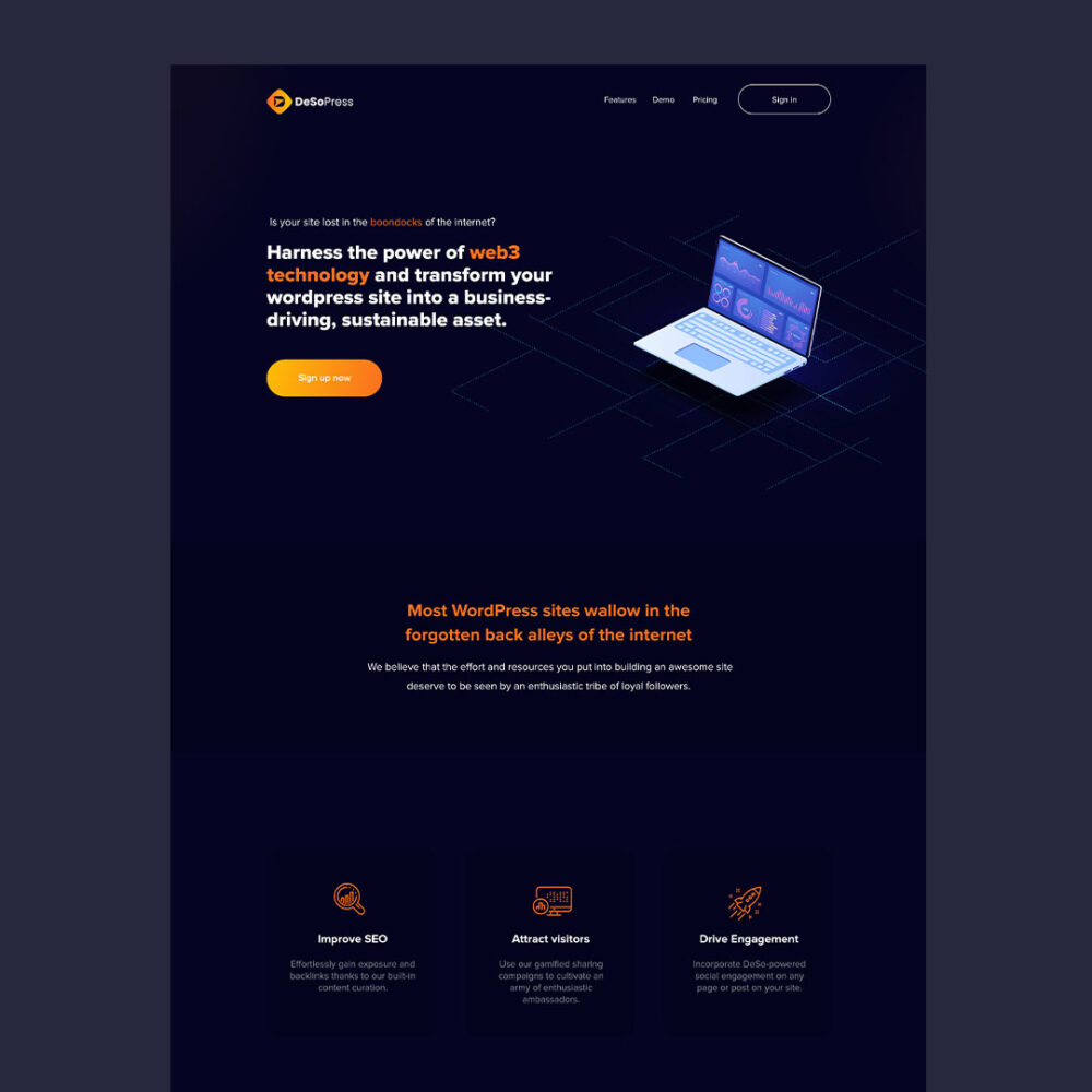 Desopress web design